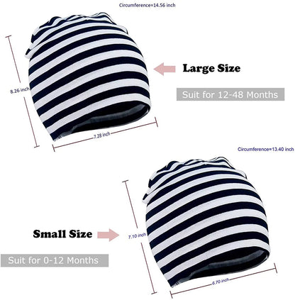 Winter Cotton Warm Hat Unisex Baby Beanie Hat Infant Baby Soft Cute Knit Cap 06 Pack 1